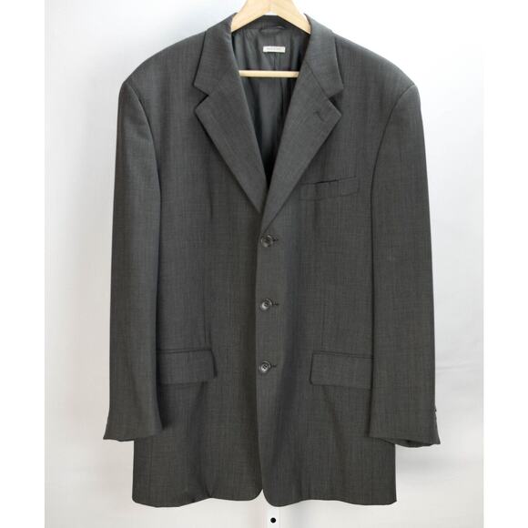 Vestimenta Suit Jacket Blazer Gray 3 Button Double Vent EU 54, US 44R - Picture 1 of 7